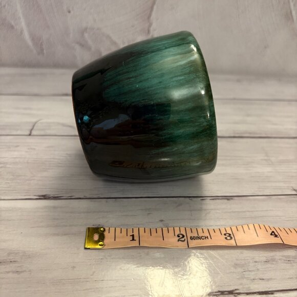 Blue Mountain Mug Set w/ Handle Drip Glaze Redware Mid Century (SKU: 212MI) - Picture 11 of 12